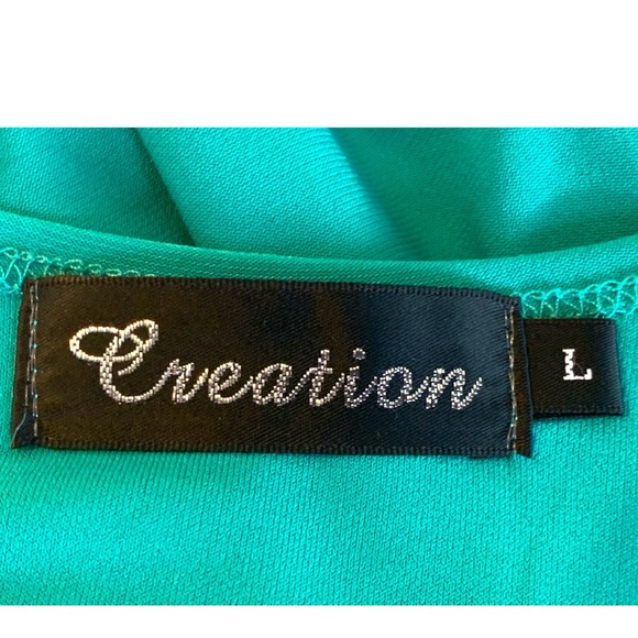 CREATION L POLY KNIT SLEEVELESS FIT & FLARE TUNIC DRESS. WOMEN’S SIZE LARGE - Picture 6 of 8